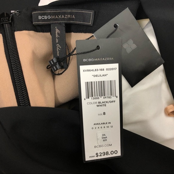 BCBGMaxAzria Delilah Color-Blocked Dress - Picture 5 of 7